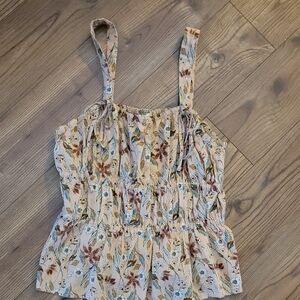 Universal Thread Cream Ruched Camisole